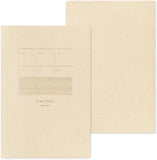 MIDORI Yuru Log Notebook B6 Free Diary Monthly