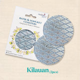 LDS Batik Coasters 2pcs Kilauan