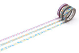 MT Slim 6mm Washi Tape Set Deco Tile