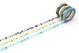 MT Slim 6mm Washi Tape Set Deco Geometric