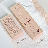NOVE Jourt'aime 2 Rubber Stamps Planner 3