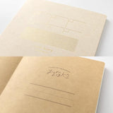 MIDORI Yuru Log Notebook B6 Free Diary Monthly