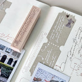 NOVE Jourt'aime 2 Rubber Stamps Time