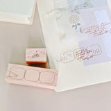 NOVE Jourt'aime 2 Rubber Stamps Ticket 3