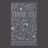 MIDORI Foil Transfer Sticker 2650 Thank You School