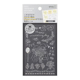 MIDORI Foil Transfer Sticker 2652 Wedding Ceremony