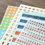 TRAVELER'S Notebook Customised Sticker Set for Diary 2026