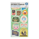 TRAVELER'S Notebook Customised Sticker Set for Diary 2026