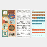 TRAVELER'S notebook Customized Sticker Set for Diary 2027