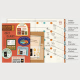 TRAVELER'S notebook Customized Sticker Set for Diary 2027