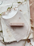 NOVE Simple Words Rubber Stamp Start Somewhere