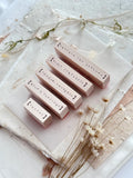 NOVE Simple Words Rubber Stamp Random Thoughts