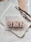NOVE Tiny Rubber Stamp Tea House