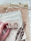 NOVE Tiny Rubber Stamp Gothic Window