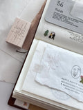 NOVE Scrabble Rubber Stamp Remember to Smile