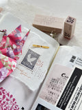 NOVE Scrabble Rubber Stamp Remember to Smile
