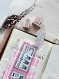 NOVE Tiny Rubber Stamp Gothic Window