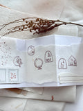 NOVE Explore Rubber Stamp Plane Window