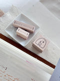 NOVE Simple Words Rubber Stamp Secret