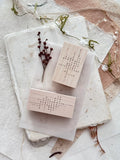 NOVE Scrabble Rubber Stamp Remember to Smile