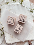 NOVE Tiny Rubber Stamp Tea House