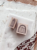 NOVE Tiny Rubber Stamp Arched Window