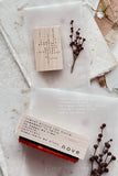 NOVE Scrabble Rubber Stamp Remember to Smile