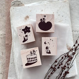 NOVE Little People Rubber Stamp Little Couple