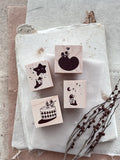 NOVE Little People Rubber Stamp Stars