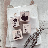 NOVE Little People Rubber Stamp Little Couple