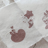NOVE Little People Rubber Stamp Little Couple
