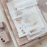 NOVE Little People Rubber Stamp Slowly but surely