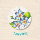 LDS Batik Coaster Bunga [2pcs] Anggerik