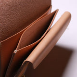 TSL Leather Small Budget Wallet Natural