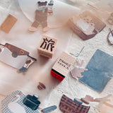 NOVE Tokyo Ltd [Origami Words] Rubber Stamp Travel