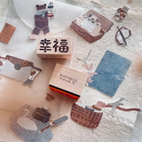 NOVE Tokyo Ltd [Origami Words] Rubber Stamp Happiness