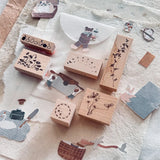 NOVE Tokyo Ltd Rubber Stamp String Leaves