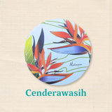 LDS Batik Coaster Bunga [2pcs] Cenderawasih