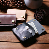 TSL Leather Small Budget Wallet Natural