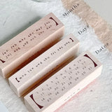 NOVE Jourt'aime 2 Rubber Stamps Months