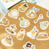 BGM Flake Sticker Afternoon Tea Party Let's Dance in Rhythm