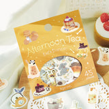 BGM Flake Sticker Afternoon Tea Party Let's Dance in Rhythm