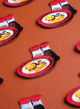 SALANG DESIGN Iron On Patch Half Boiled Eggs
