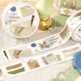 BGM Foil Stamping Masking Tape Collage Fragments