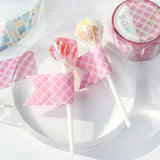 BGM Clear Tape Pink Lattice