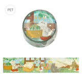 BGM Clear Tape Summer Limited Cats Summer Vacation