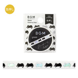 BGM Masking Tape Black Cat