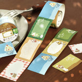 BGM Roll Seal Writeable Stickers : Cafe a la Mode