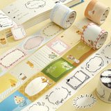 BGM Roll Seal Writeable Stickers : Flower Frame