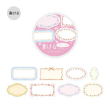 BGM Roll Seal Writeable Stickers : Flower Frame
